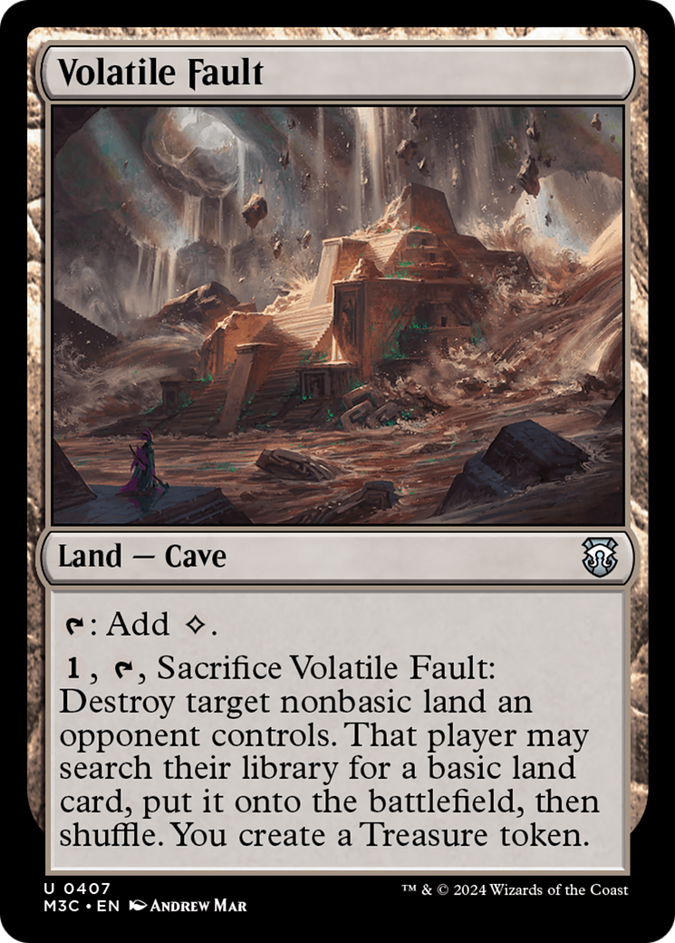 Volatile Fault (Ripple Foil) [Modern Horizons 3 Commander] | Devastation Store
