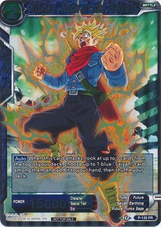 Trunks, Hope of the Saiyans (Series 7 Super Dash Pack) (P-135) [Promotion Cards] | Devastation Store