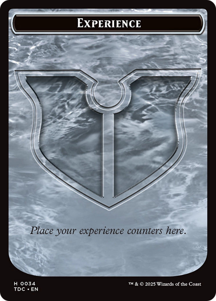 Experience // Treasure Double-Sided Token [Tarkir: Dragonstorm Commander Tokens] | Devastation Store