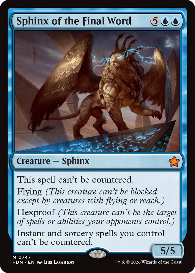 Sphinx of the Final Word (0747) [Foundations] | Devastation Store