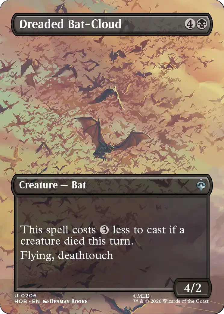 Dreaded Bat-Cloud (Borderless) [The Hobbit] | Devastation Store