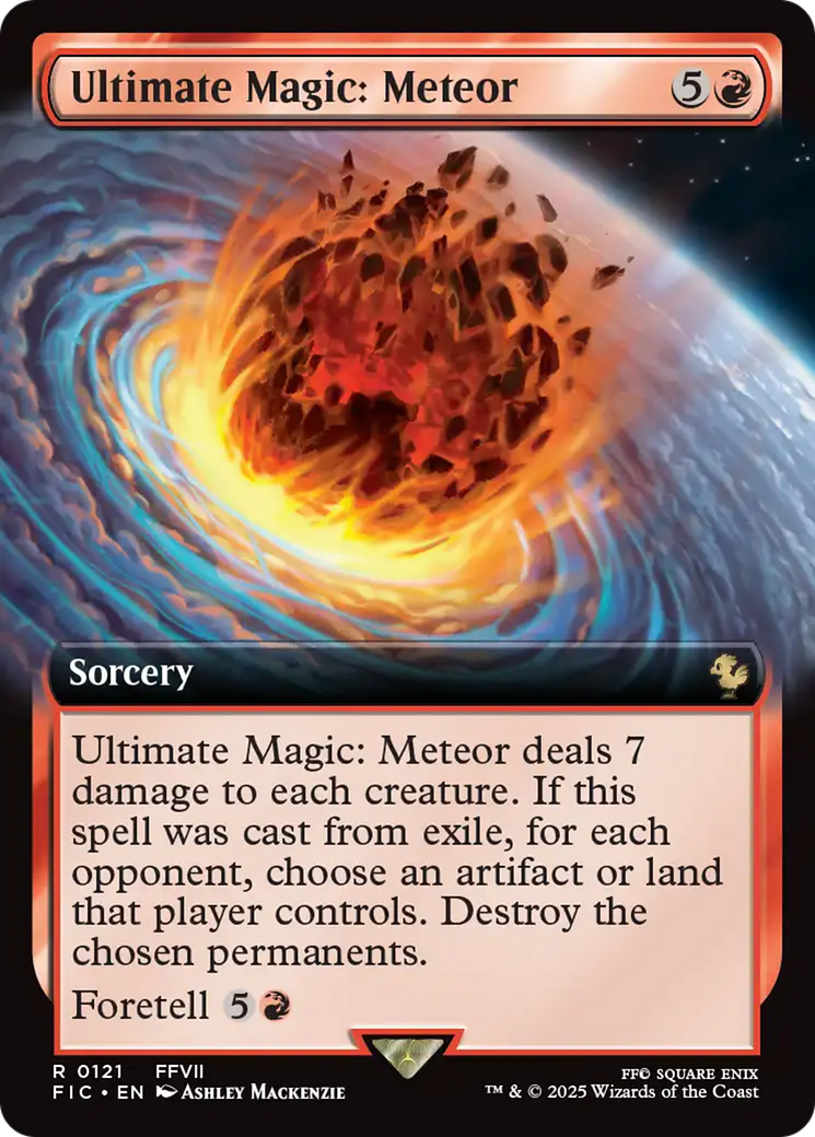 Ultimate Magic: Meteor (Extended Art) [FINAL FANTASY Commander] | Devastation Store
