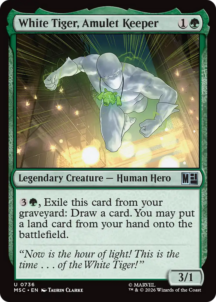 White Tiger, Amulet Keeper [Marvel Super Heroes Commander] | Devastation Store