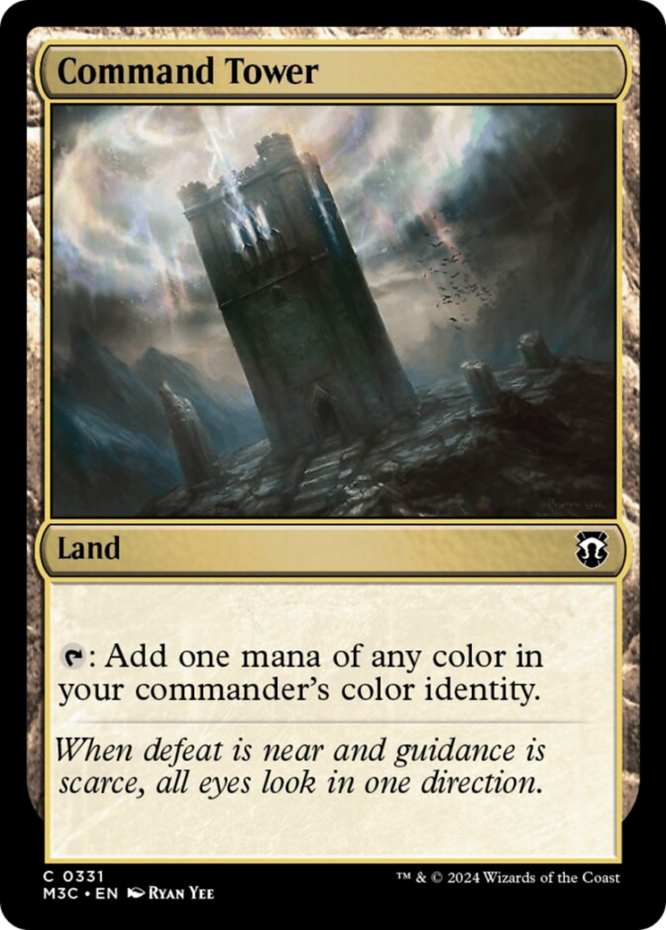 Command Tower (Ripple Foil) [Modern Horizons 3 Commander] | Devastation Store