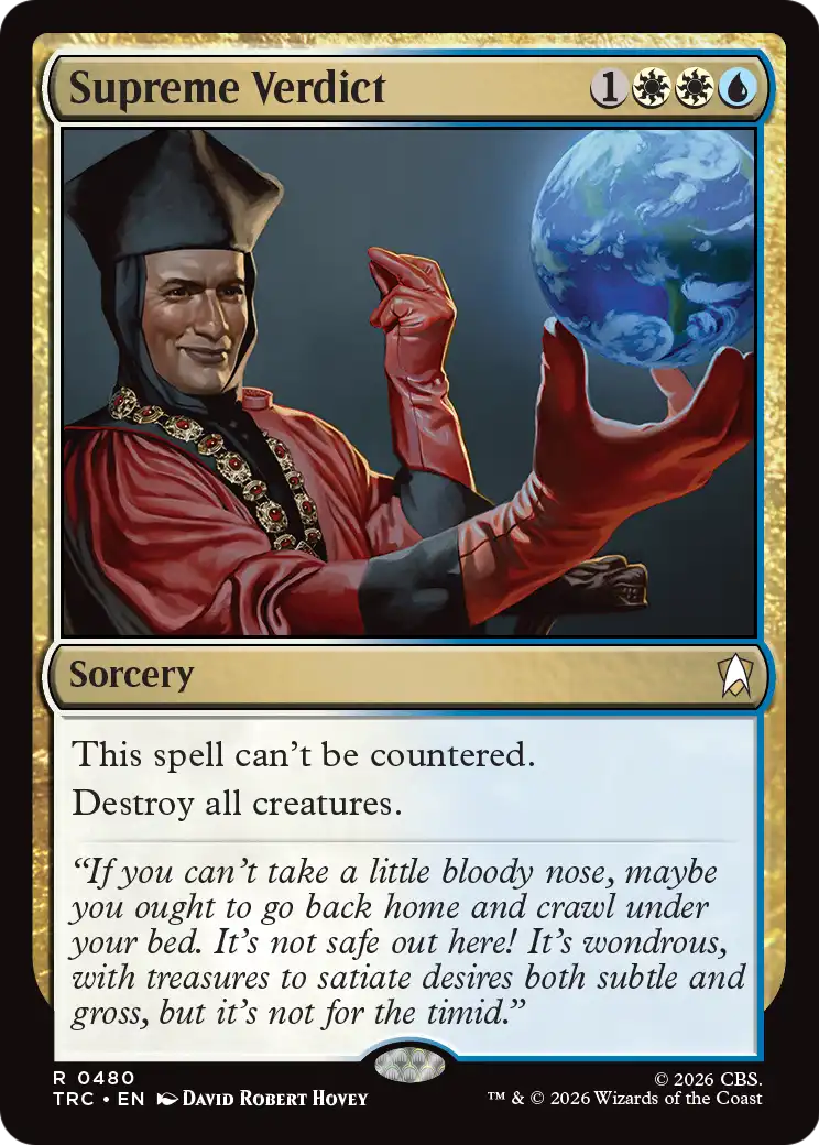 Supreme Verdict (Surge Foil) [Star Trek Commander] | Devastation Store