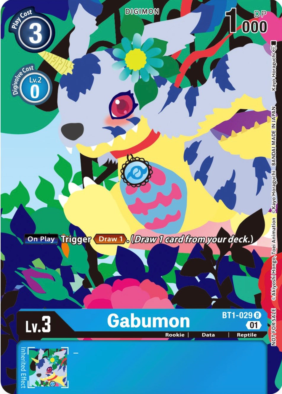 Gabumon [BT1-029] (Tamer's Card Set 2 Floral Fun) [Release Special Booster Promos] | Devastation Store