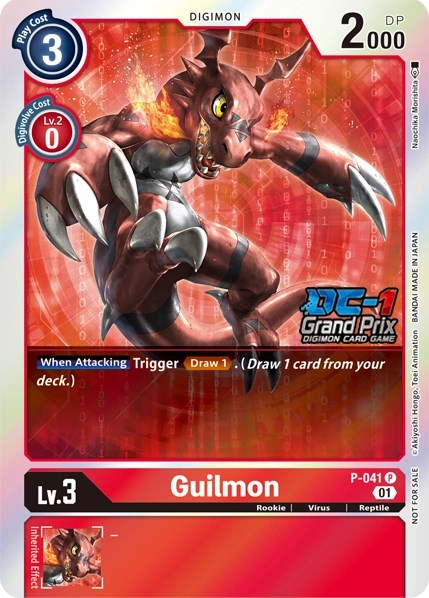 Guilmon [P-041] (Grand Prix 2022) [Promotional Cards] | Devastation Store