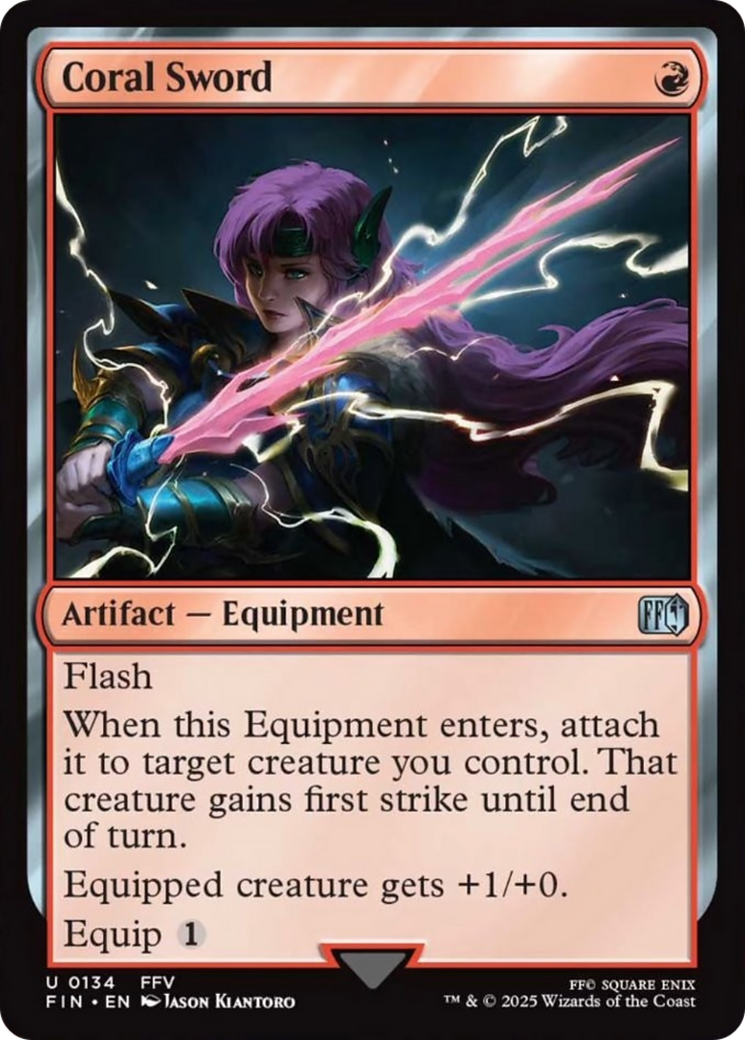 Coral Sword [FINAL FANTASY] | Devastation Store