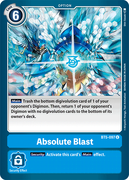 Absolute Blast [BT5-097] [Battle of Omni] | Devastation Store