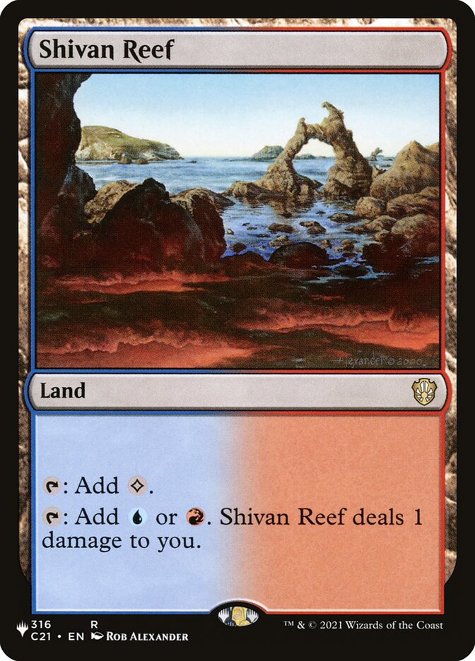 Shivan Reef [Secret Lair: Heads I Win, Tails You Lose] | Devastation Store