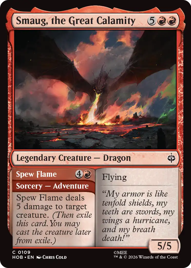 Smaug, the Great Calamity [The Hobbit] | Devastation Store