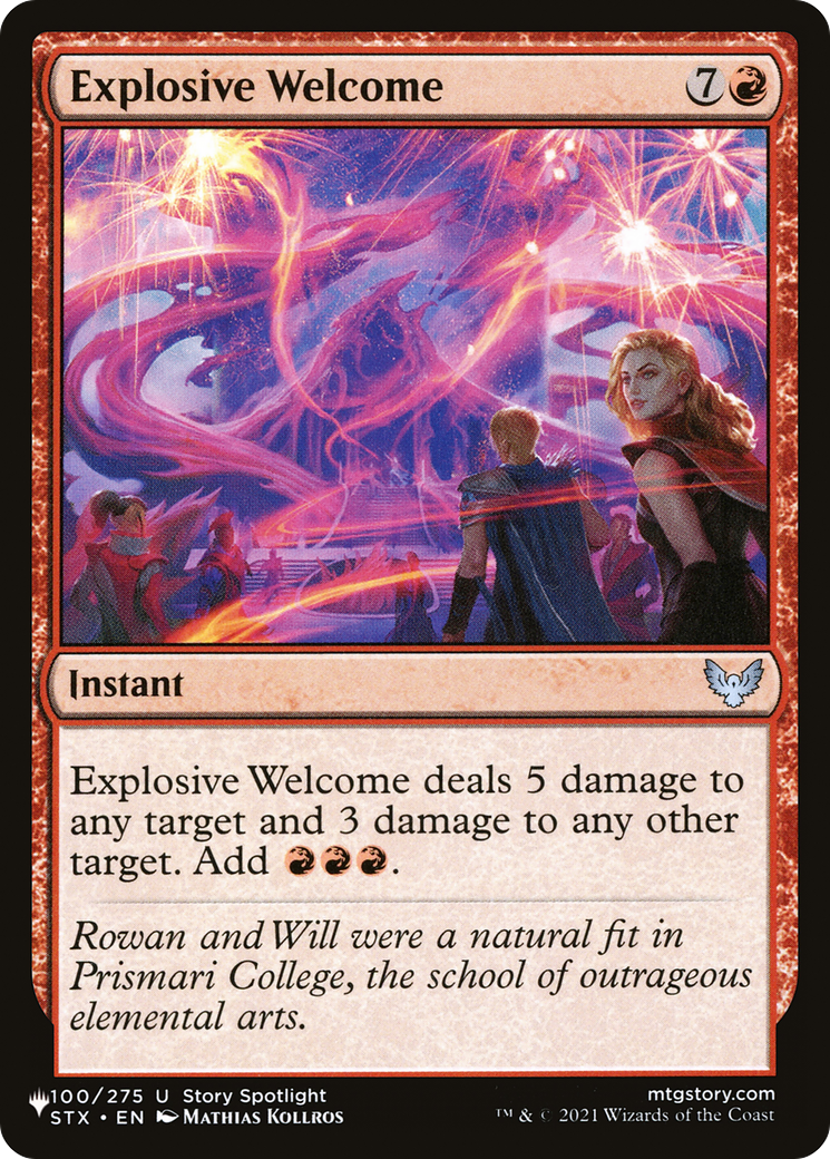 Explosive Welcome [The List Reprints] | Devastation Store