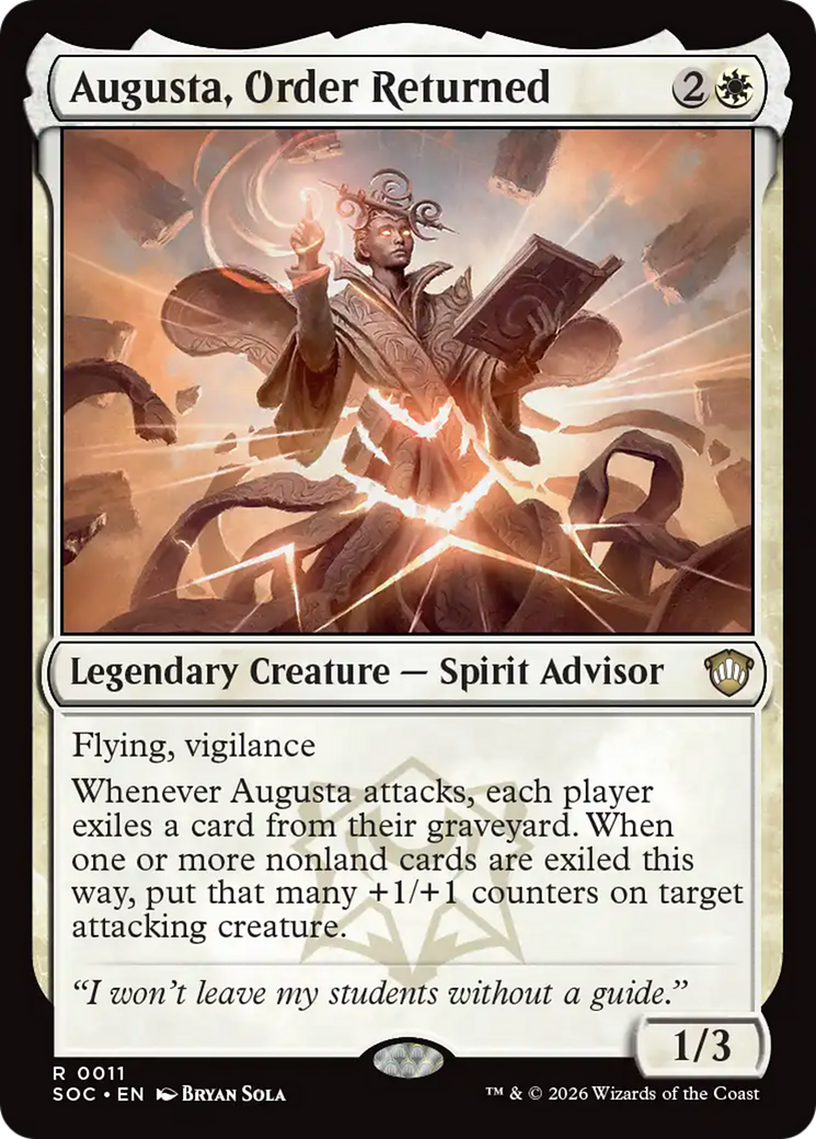 Augusta, Order Returned [Secrets of Strixhaven Commander] | Devastation Store