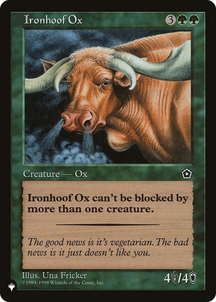 Ironhoof Ox [The List Reprints] | Devastation Store