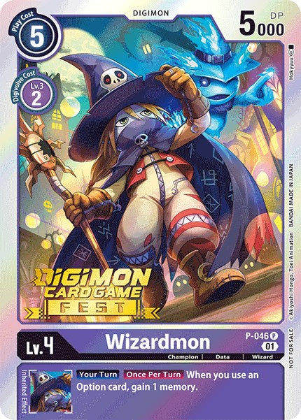 Wizardmon [P-046] (Digimon Card Game Fest 2022) [Promotional Cards] | Devastation Store