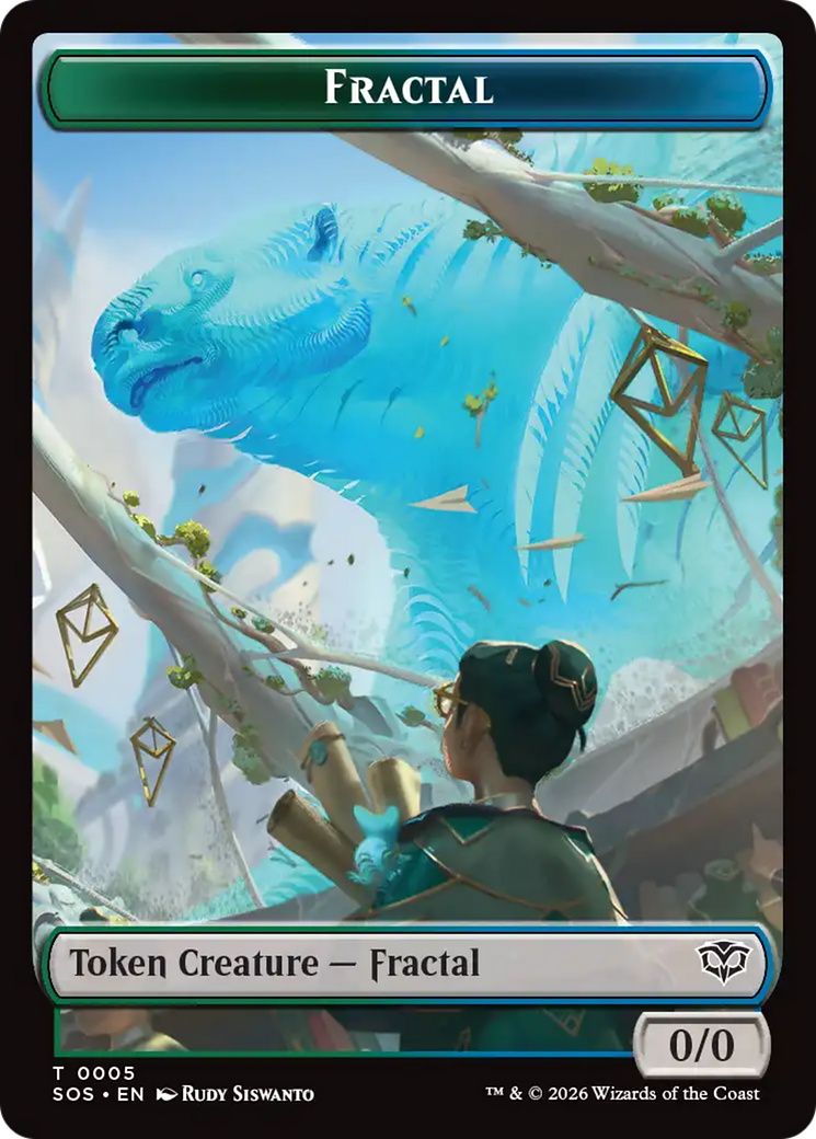 Fractal (0005) // Pest (0009) Double-Sided Token [Secrets of Strixhaven Tokens] | Devastation Store