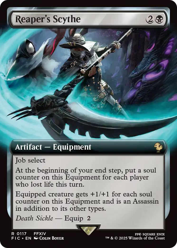 Reaper's Scythe (Extended Art) [FINAL FANTASY Commander] | Devastation Store