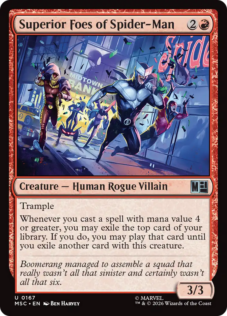 Superior Foes of Spider-Man (Surge Foil) [Marvel Super Heroes Commander] | Devastation Store