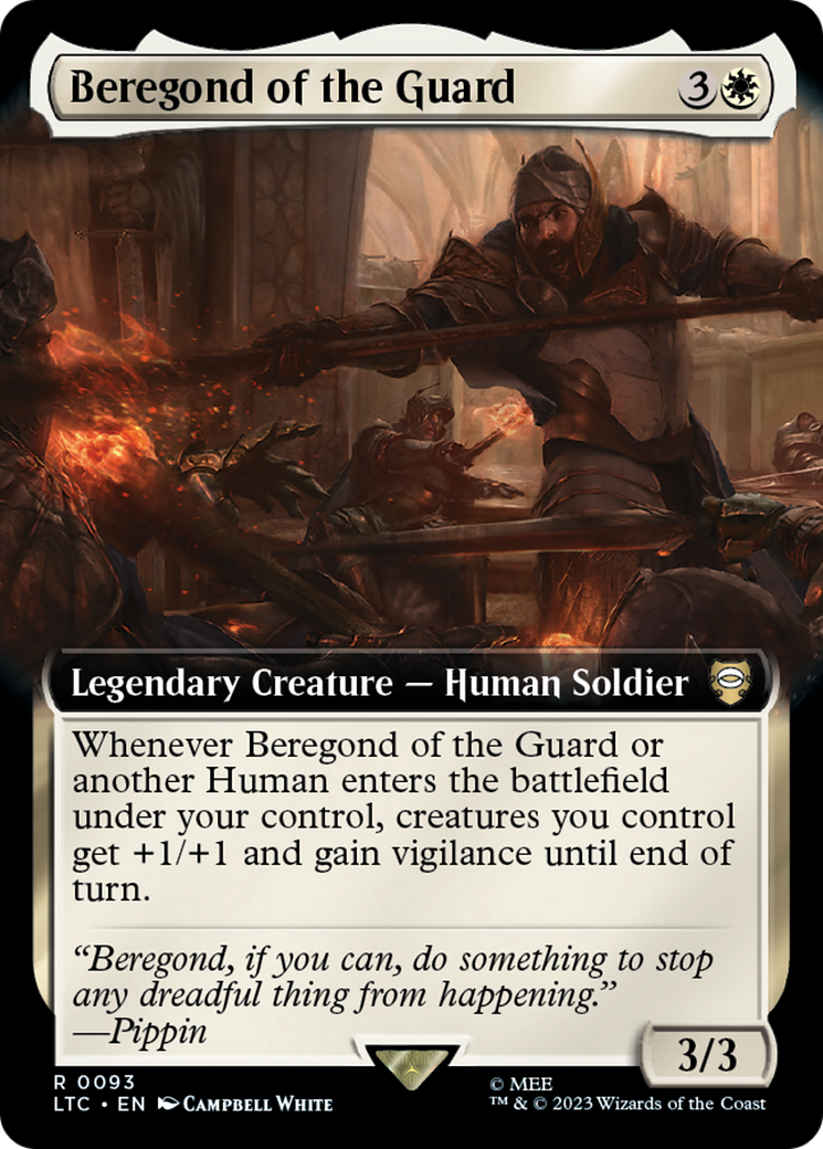 Beregond of the Guard (Extended Art) [The Lord of the Rings: Tales of Middle-Earth Commander] | Devastation Store
