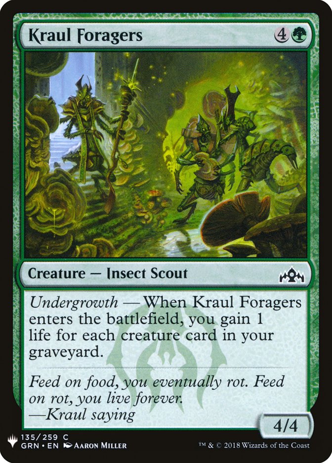 Kraul Foragers [Mystery Booster] | Devastation Store