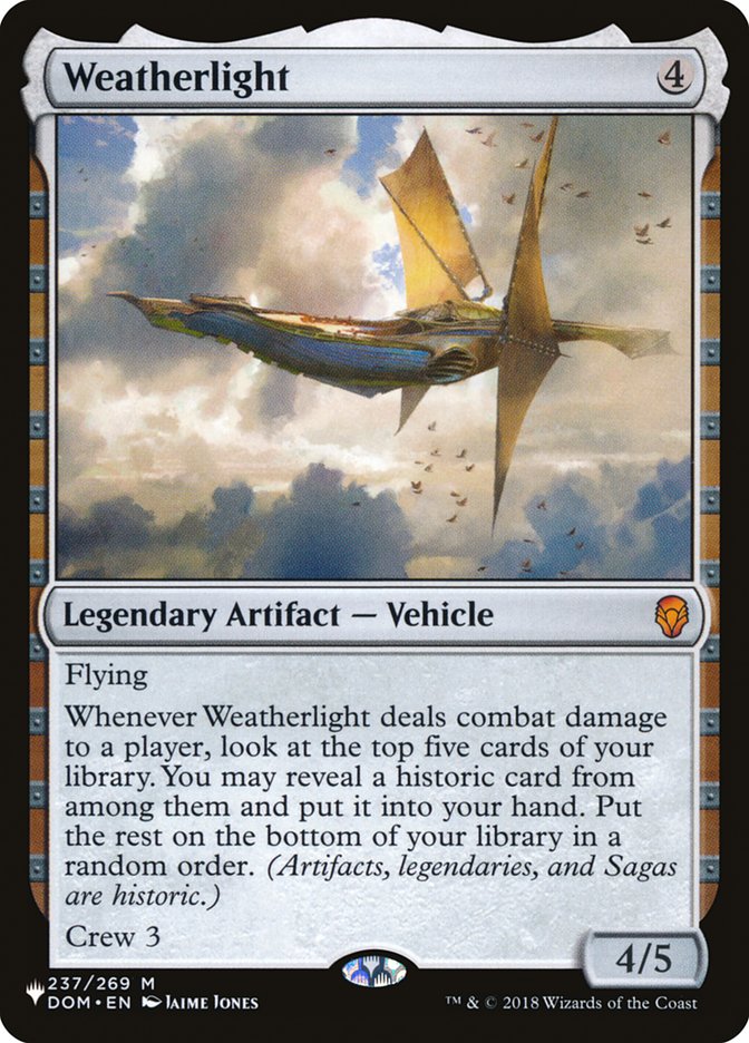 Weatherlight [The List] | Devastation Store