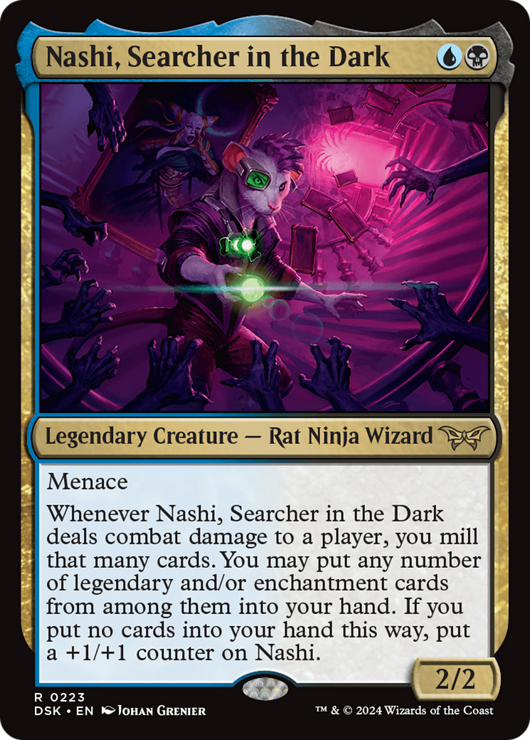 Nashi, Searcher in the Dark [Duskmourn: House of Horror] | Devastation Store