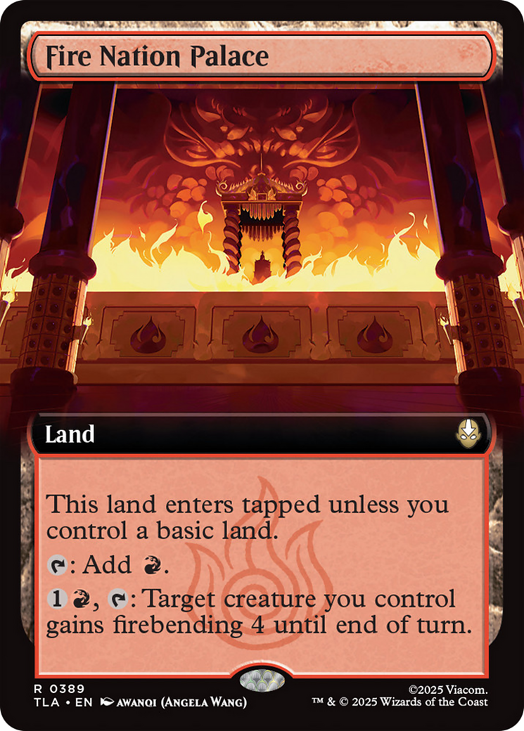 Fire Nation Palace (Extended Art) [Avatar: The Last Airbender] | Devastation Store