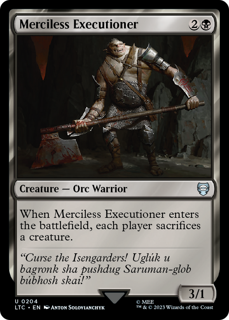 Merciless Executioner [The Lord of the Rings: Tales of Middle-Earth Commander] | Devastation Store