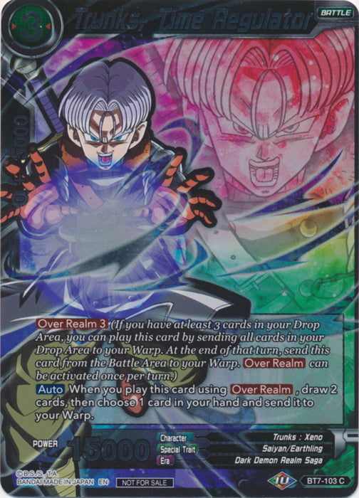 Trunks, Time Regulator (Event Pack 05) (BT7-103) [Promotion Cards] | Devastation Store