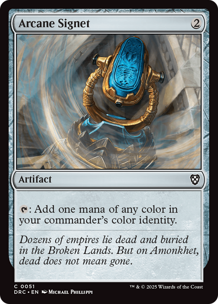 Arcane Signet [Aetherdrift Commander] | Devastation Store