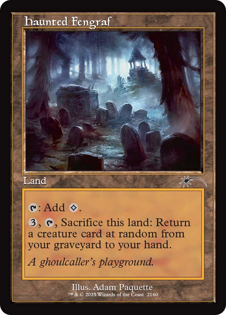 Haunted Fengraf (Retro Frame) [Secret Lair Drop Series] | Devastation Store