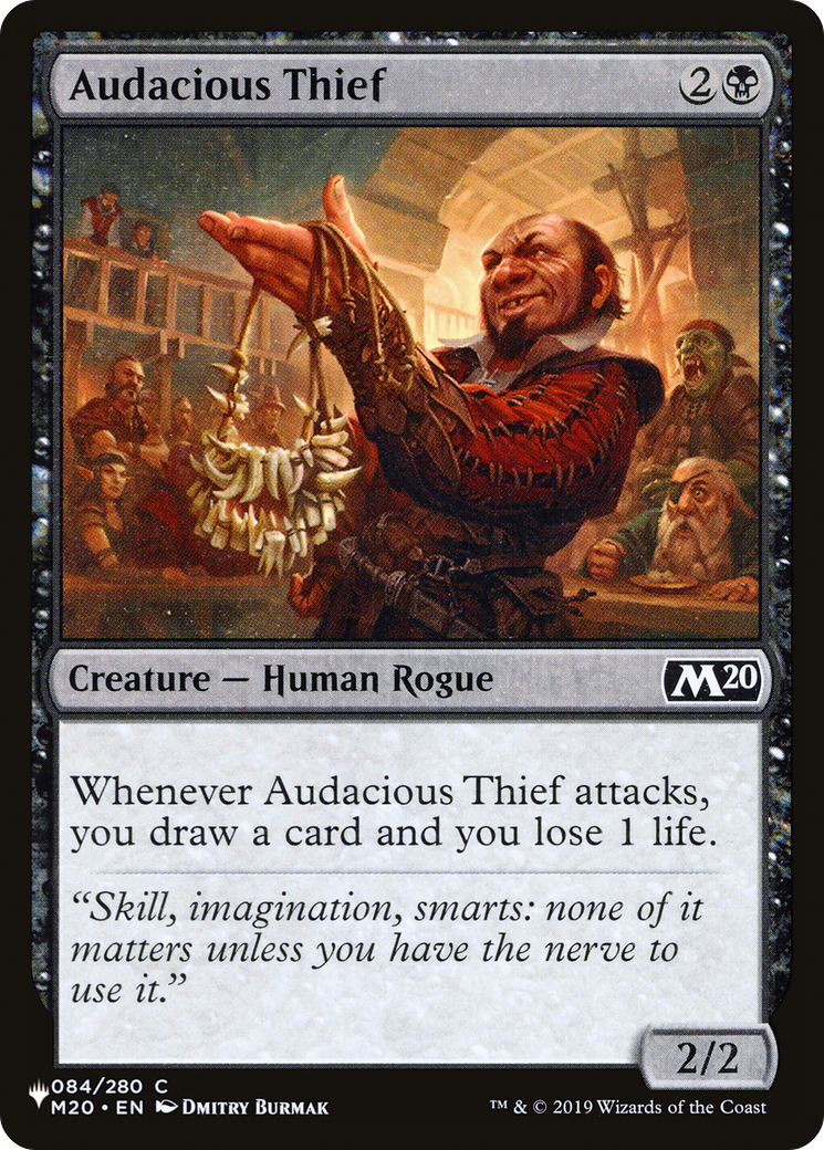 Audacious Thief [The List Reprints] | Devastation Store