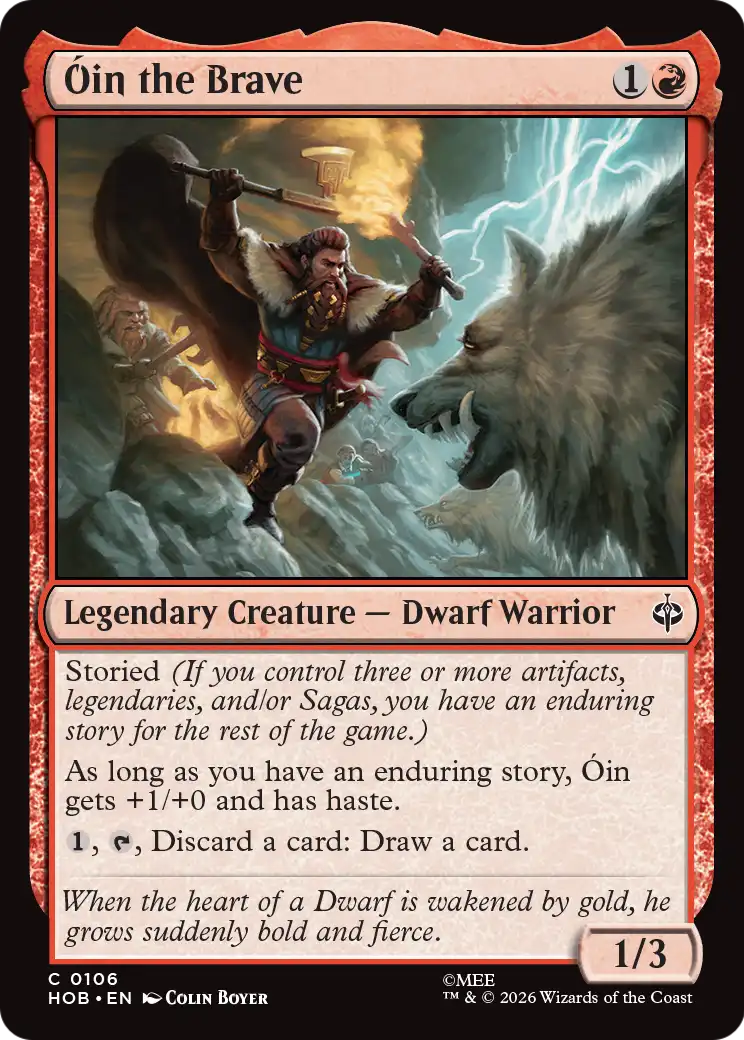 Oin the Brave [The Hobbit] | Devastation Store
