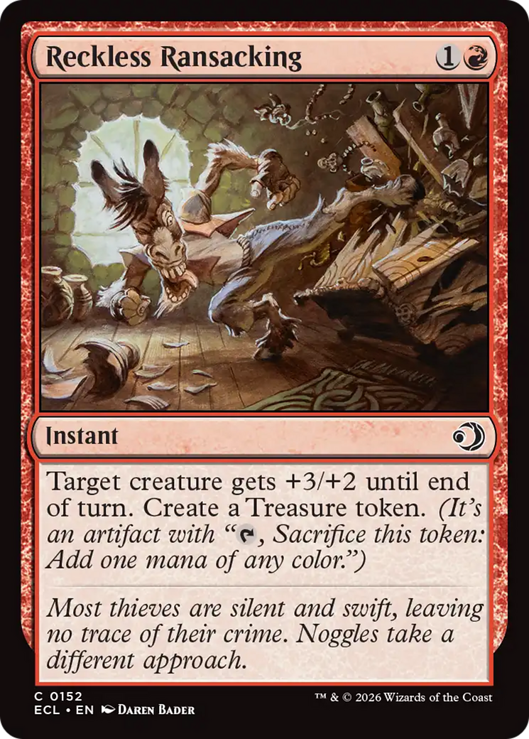 Reckless Ransacking [Lorwyn Eclipsed] | Devastation Store