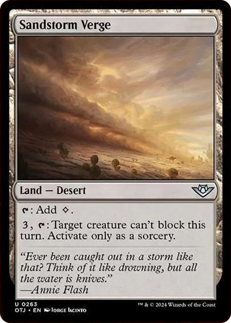 Sandstorm Verge [Outlaws of Thunder Junction] | Devastation Store