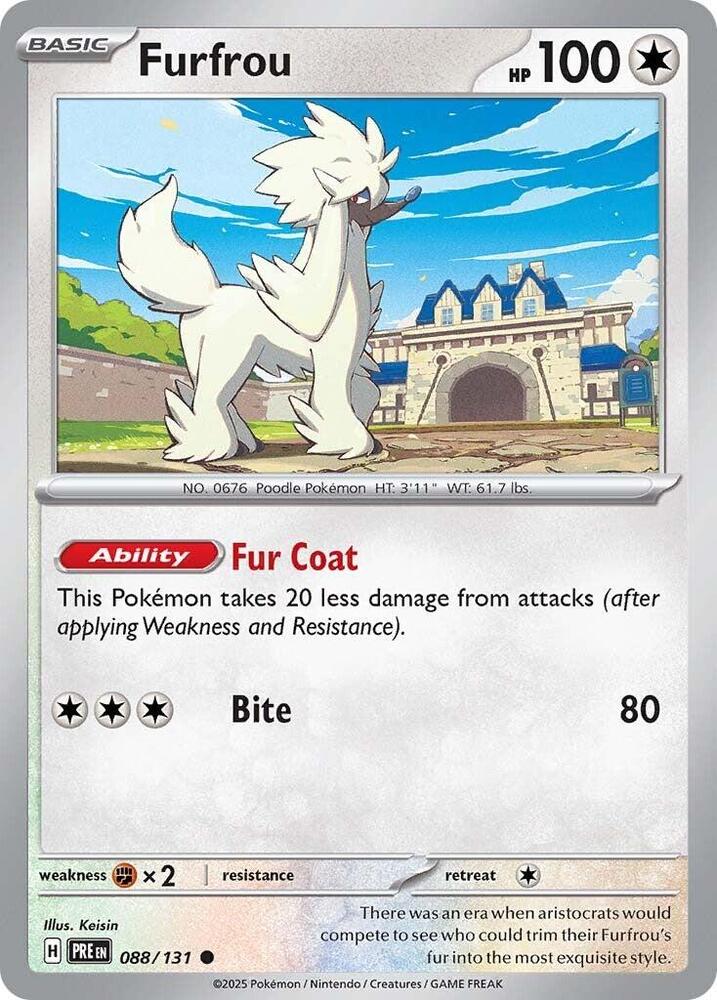 Furfrou (088/131) [Scarlet & Violet: Prismatic Evolutions] | Devastation Store