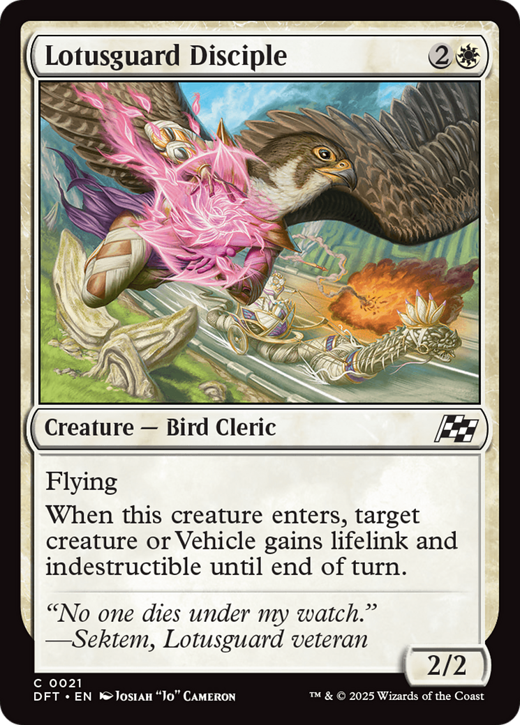 Lotusguard Disciple [Aetherdrift] | Devastation Store