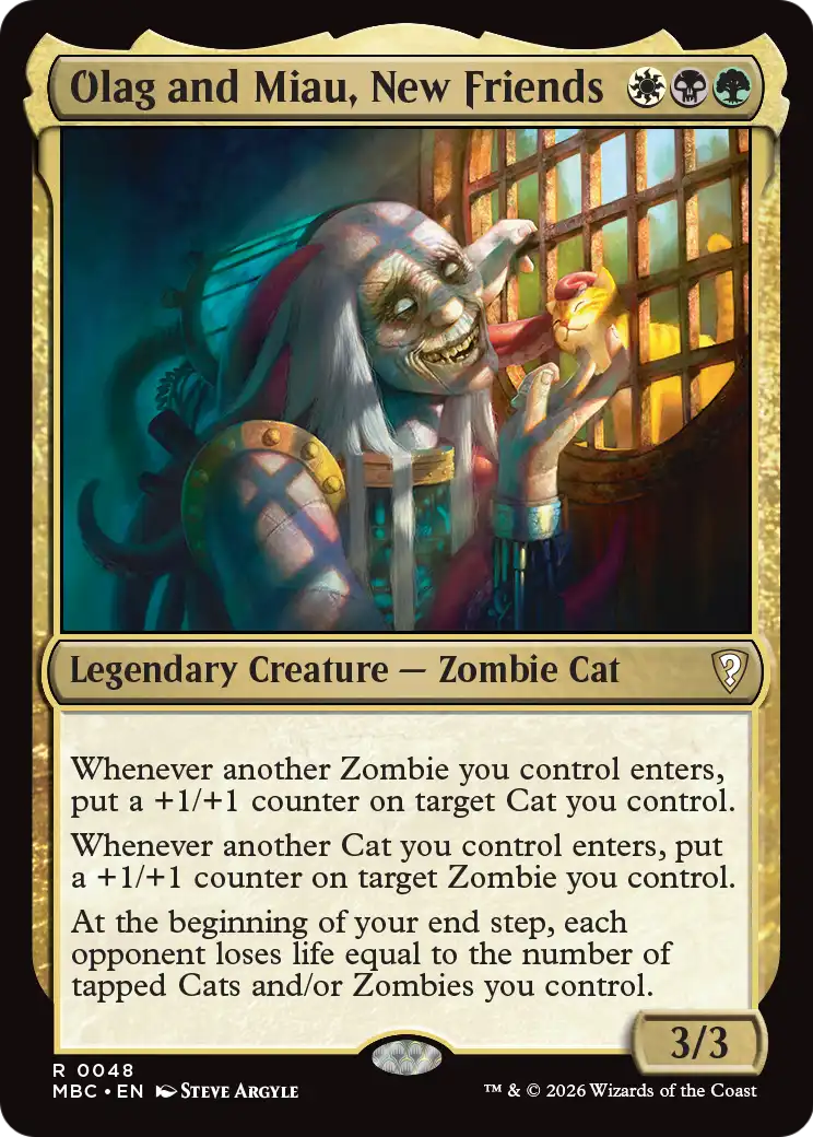 Olag and Miau, New Friends [Mystery Booster: Commander Edition] | Devastation Store