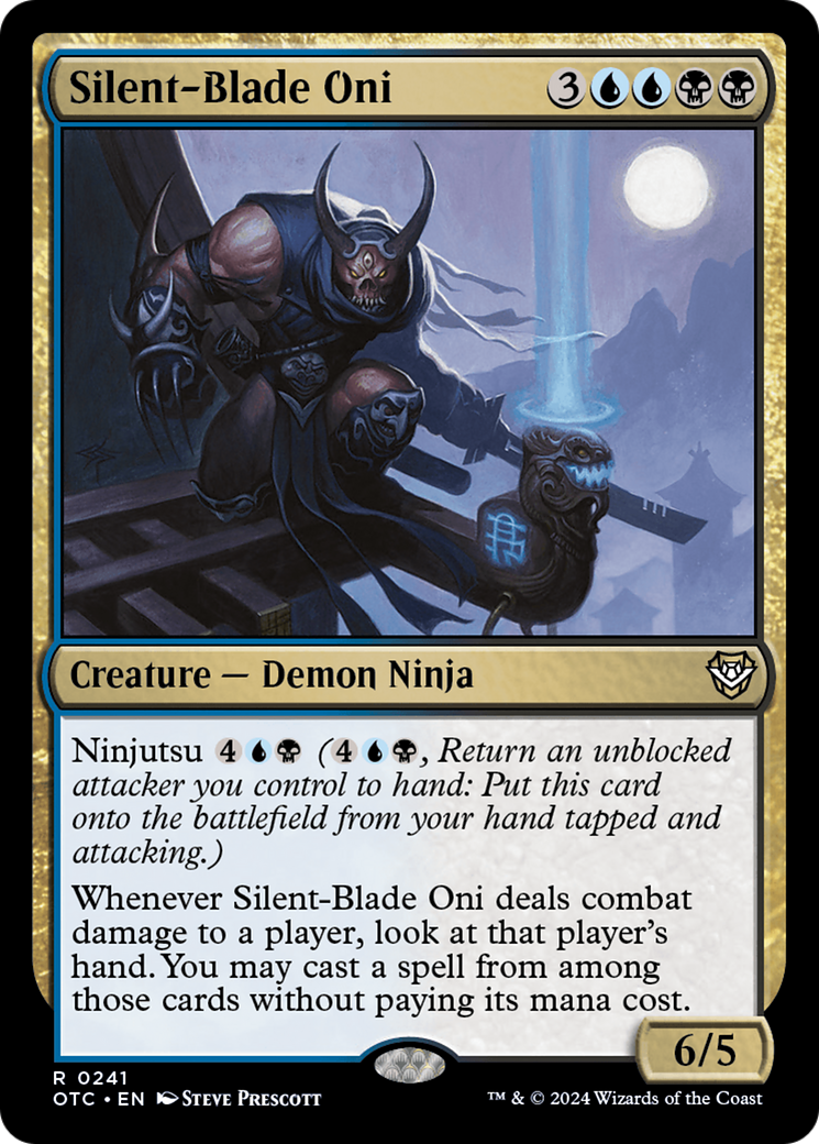 Silent-Blade Oni [Outlaws of Thunder Junction Commander] | Devastation Store