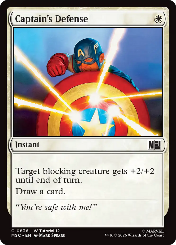 Captain's Defense [Marvel Super Heroes Commander] | Devastation Store