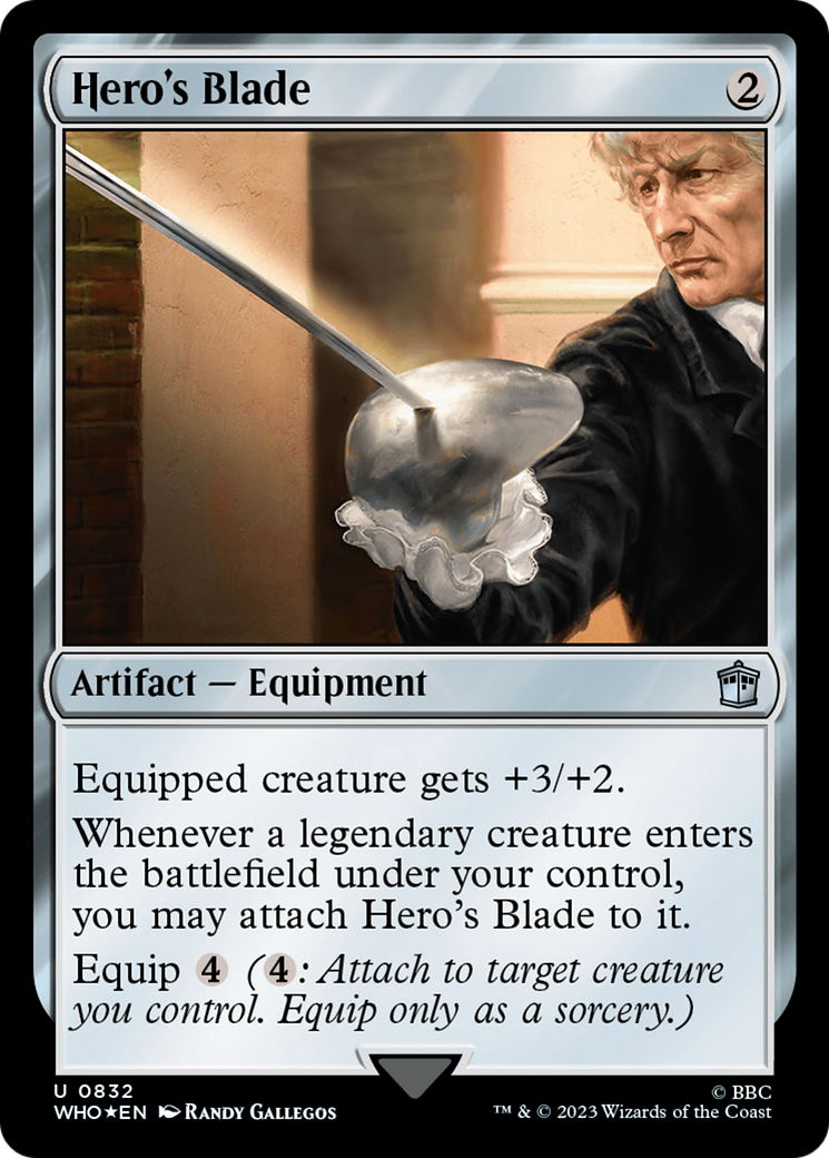 Hero's Blade (Surge Foil) [Doctor Who] | Devastation Store