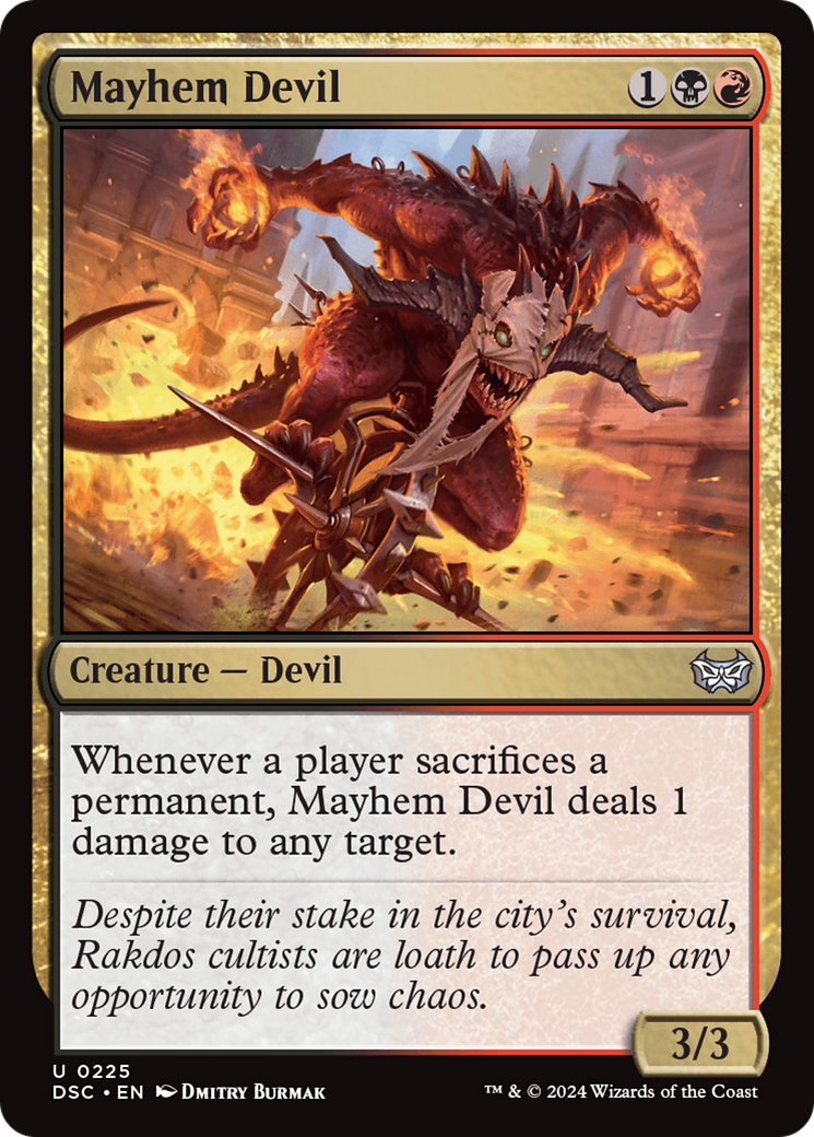 Mayhem Devil [Duskmourn: House of Horror Commander] | Devastation Store