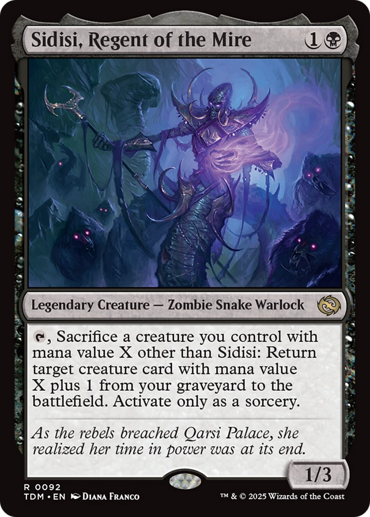 Sidisi, Regent of the Mire [Tarkir: Dragonstorm] | Devastation Store