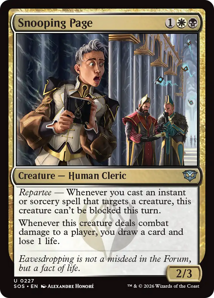 Snooping Page [Secrets of Strixhaven] | Devastation Store