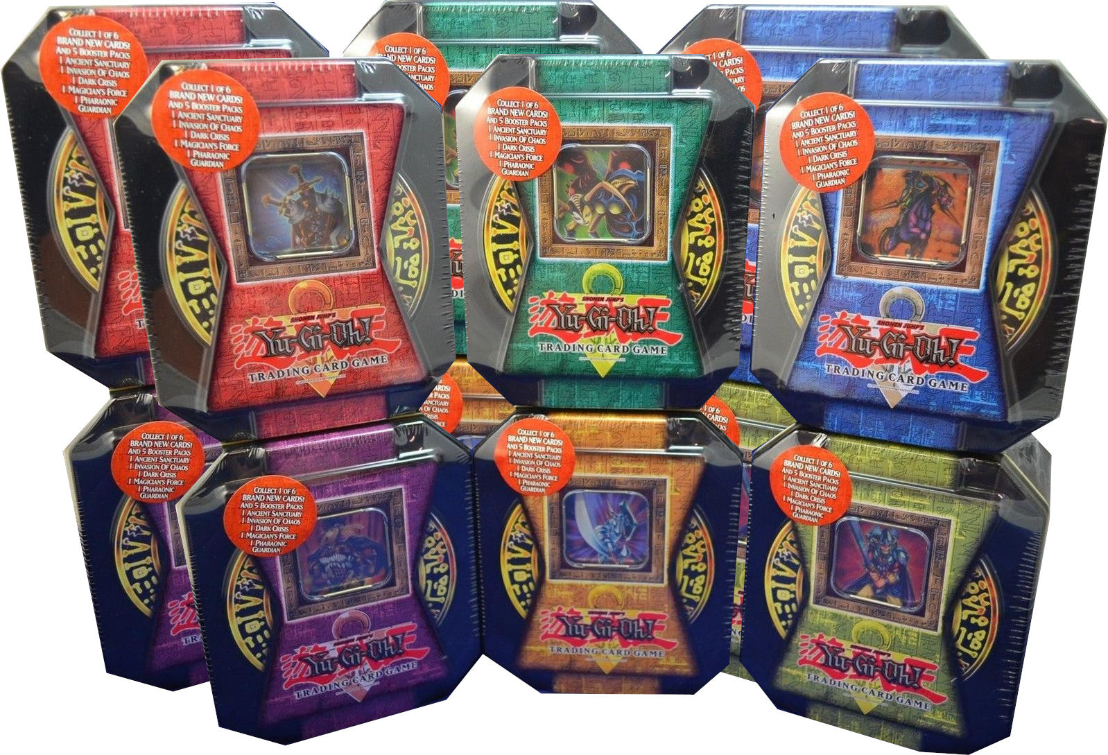 Collectible Tin Display (Blade Knight/Command Knight/Gaia the Fierce Knight/Insect Queen/Obnoxious Celtic Guard/Total Defense Shogun) | Devastation Store