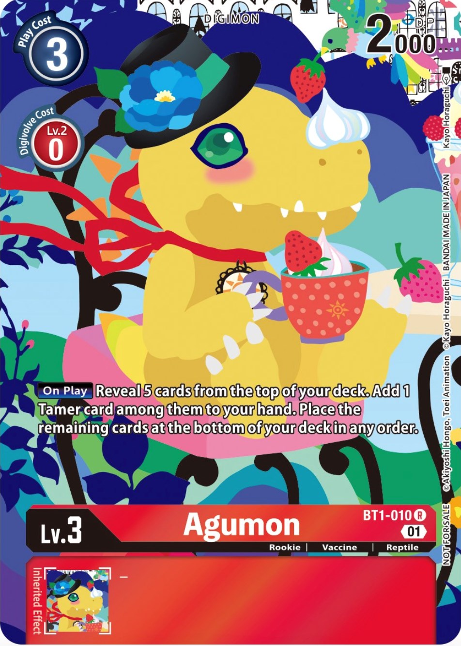 Agumon [BT1-010] (Tamer's Card Set 2 Floral Fun) [Release Special Booster Promos] | Devastation Store