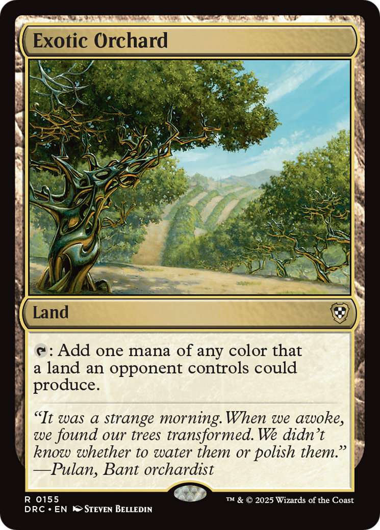 Exotic Orchard [Aetherdrift Commander] | Devastation Store