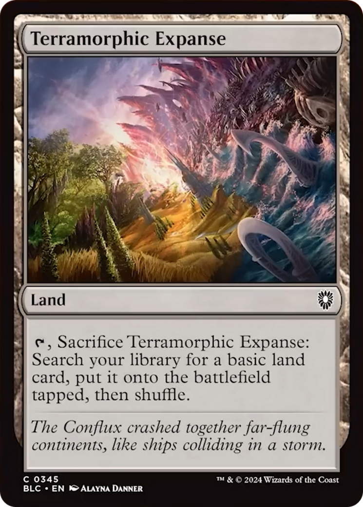 Terramorphic Expanse [Bloomburrow Commander] | Devastation Store