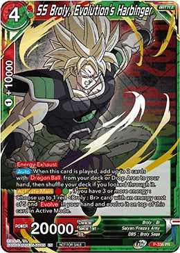 SS Broly, Evolution's Harbinger (Gold Stamped) (P-336) [Tournament Promotion Cards] | Devastation Store