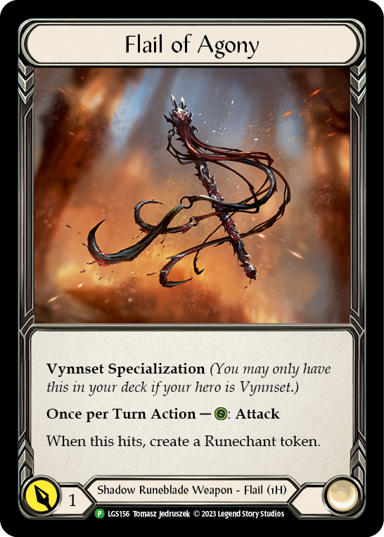 Flail of Agony [LGS156] (Promo)  Cold Foil | Devastation Store